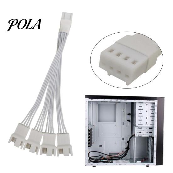 Fan Adapter Cable PWM Splitter 4 Pin Computer CPU Extension PC Power 1 to Converter