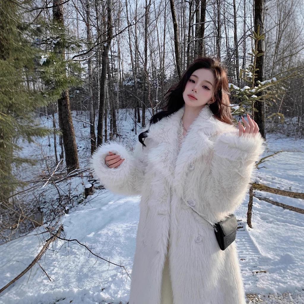 Fur Integrated Fur Coat Women's Long Winter Environmentally Friendly Fox Fur Coat High-end Young Fur Coat