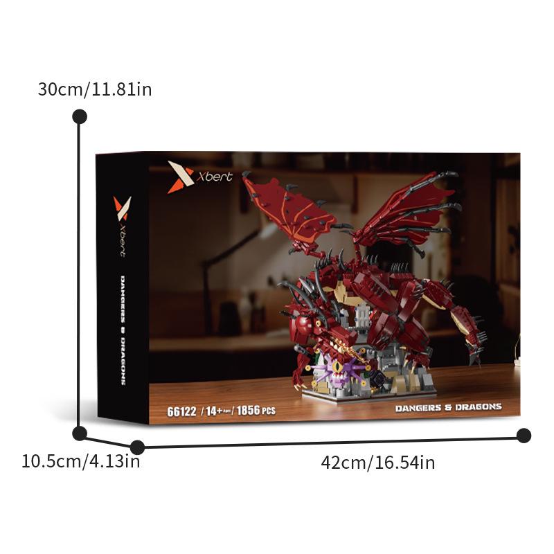 

Конструктор «Подземелье дракона» - Обучающая модель, совместимая с игрушками Lego для мальчиков