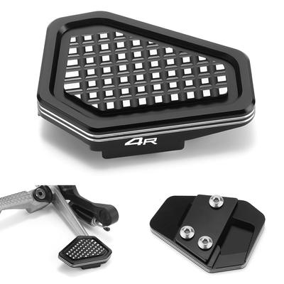 Modeer Fit ZX4R 2023 2024 2025 Moto Pédale de Frein Arrière Extension Extension Pédale ninja zx-4r Pièce (Noir)