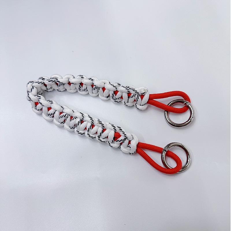 Hand-woven Lanyard Mobile Phone Lanyard Color Short Bag with Hand Strap Water Cup Strap Portable Wrist Strap Bag Accessories
