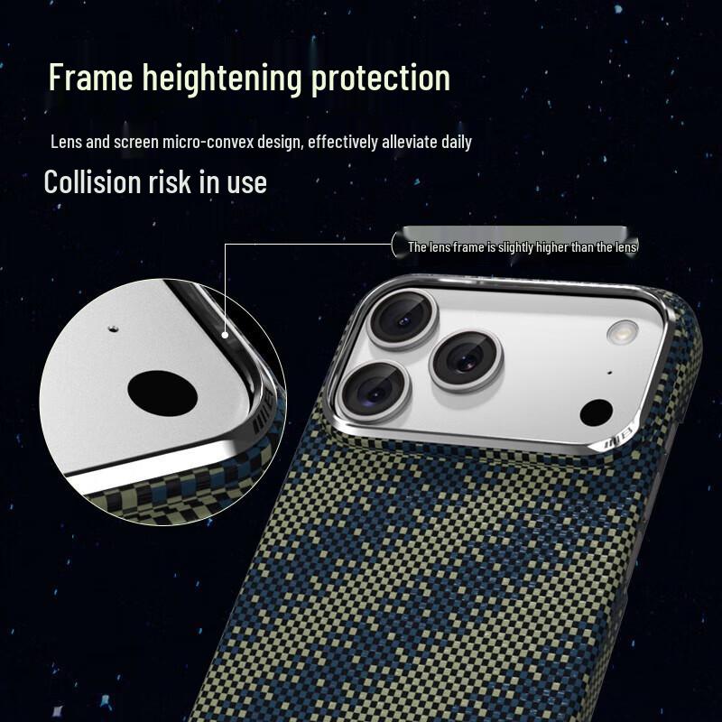 Mr. Blue Ape iPhone 17 Pro Magnetic Aramid Fiber Case