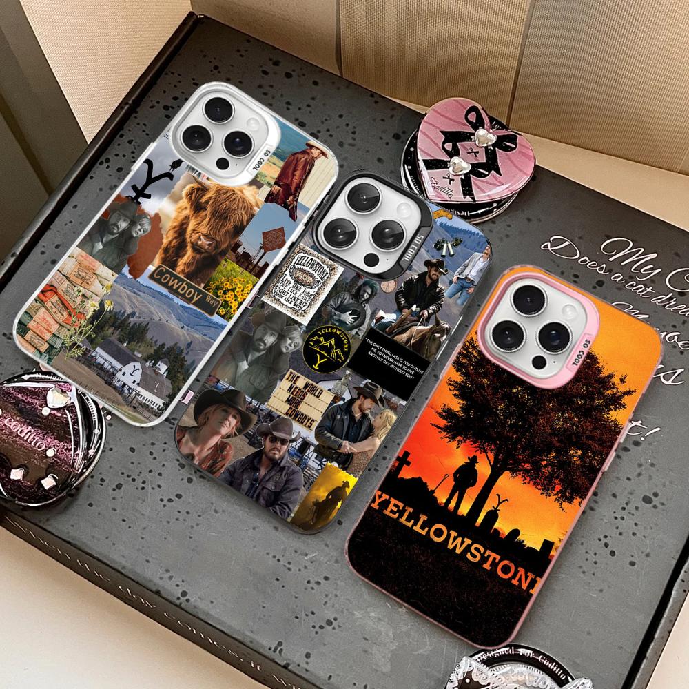 American TV Series Yellowstone Phone Case For IPhone 16 15 14 13 12 11 Pro Max X XR XSMAX 8 7 Plus Matte Shockproof Back Cover