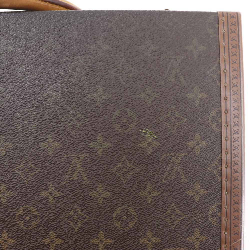Louis Vuitton Prezidentský kufr M53012 vintage Aktovka Hnědá Monogramová plátnovina unisex Použitý