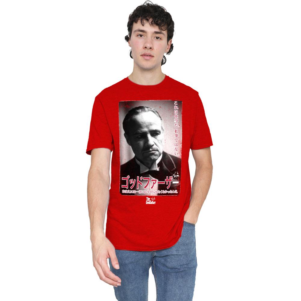 The Godfather Unisex Adult Don Vito Corleone Kanji T-Shirt