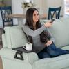 Wood Snack Platter Foldable Sofa Table Creative Couch Table
