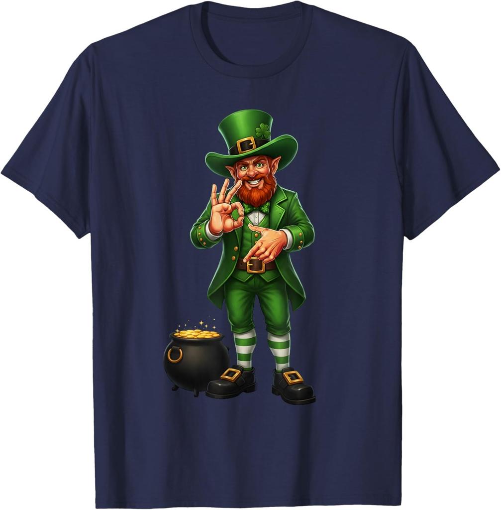 Happy Six Seven Leprechaun 67 Clover St Patricks Day Unisex T-Shirt