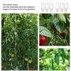 6Pcs Plant Roller Hooks with 49.2ft Twine Galvanizing Steel Wire Stable Support Flower Vine Twine Crop Trelli Kit for Greenhouse Farm