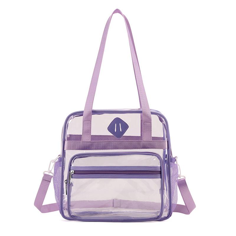 Travel Bag With Multiple Pockets Waterproof Pvc For Casual Short Trips