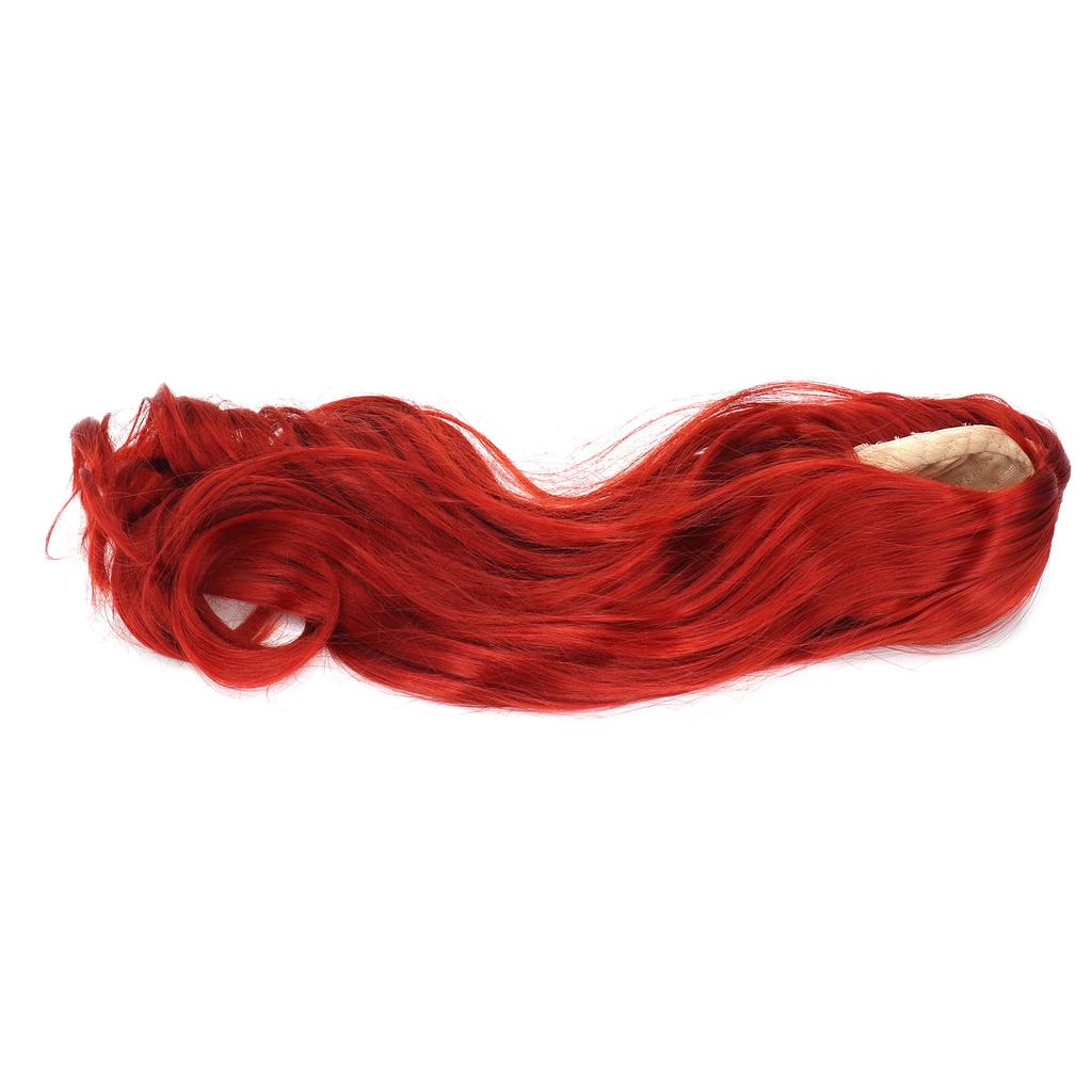 Long Curly Doll Wig Soft Silk Central Parting Artificial Hair for 1 3 Head Circumference Ball Jointed Dolls