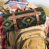 Leather Blanket Strap Camping Mat Carrier Sling Adjustable Motorcycle Blanket Straps For Picnics Beaches Motorcycle