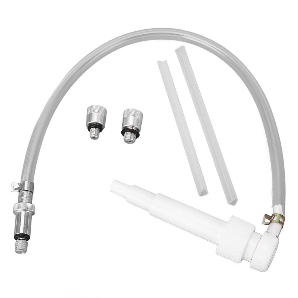 Lower Unit Gear Oil Pump with 8mm 10mm Adapter 3 8in Metal Swivel High Efficiency Gear Lube Pump for Standard Quart