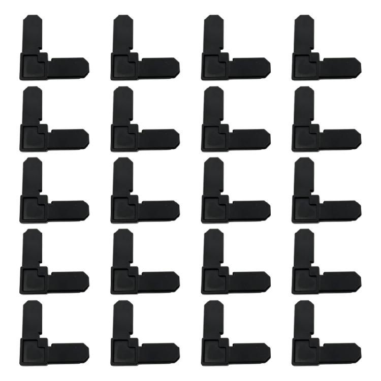 Plastic Window Screen Repair Set 5/16X3/4Inch Window Screen Frame Corner Connector Plastic Right Angles Corner Bracket