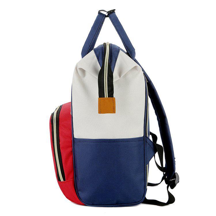 2026 Women's Large Capacity Canvas Backpack: Fashionable Double Shoulder Bag for Moms, Baby Accessories, and Milk Bottles