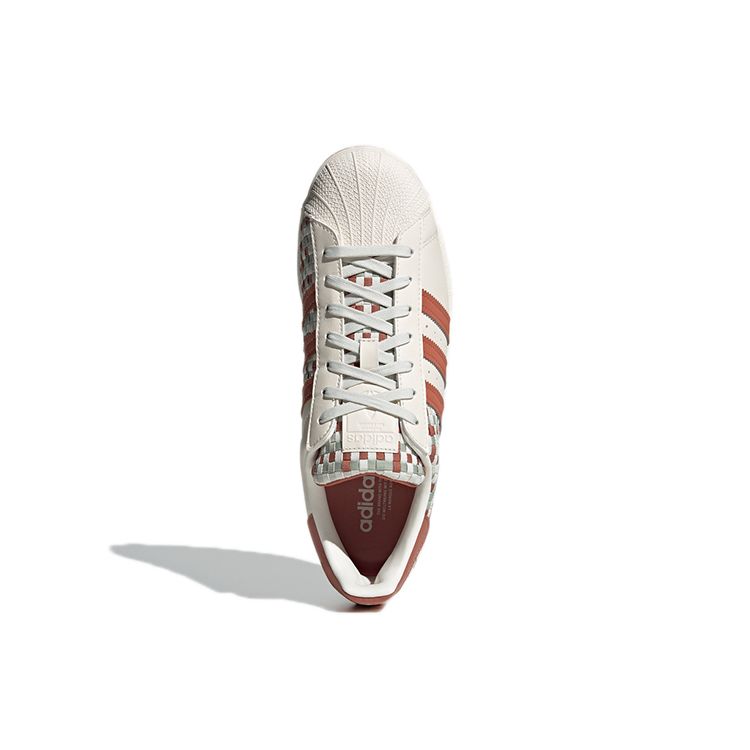 Adidas Originals Superstar Casual Low-Top Sneakers Unisex Sneakers White Red Green GV9230