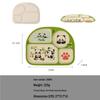 Cute Panda Melamine Baby Divided Plate