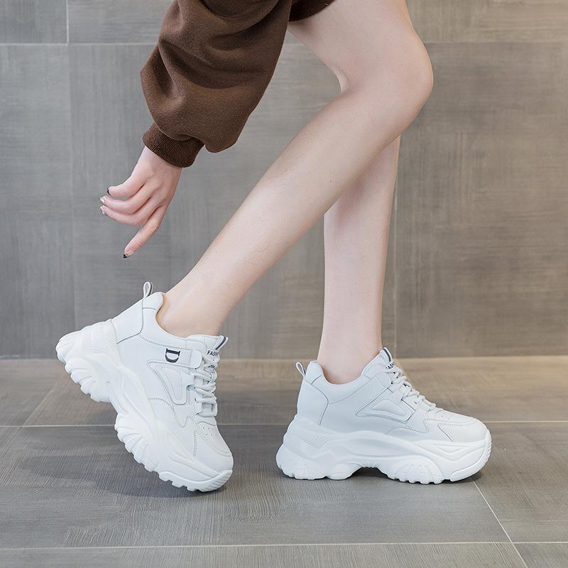 Inner height increase dad shoes women s spring and autumn new versatile platform dad shoes student casual shoes spring 35