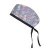Adjustable Cotton Surgical Cap with Cartoon Print for Women and Men