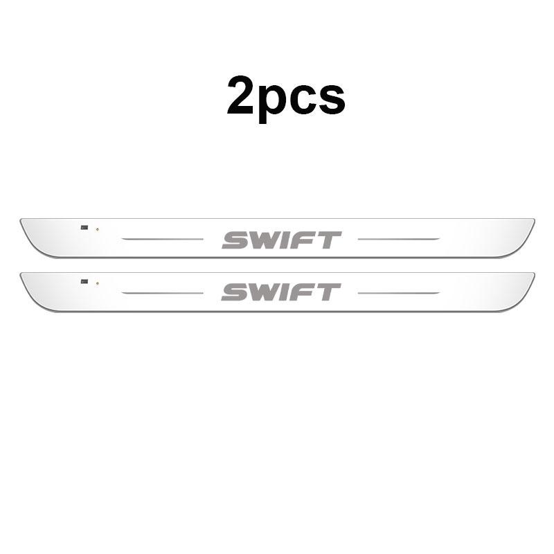 Car door Sill light logo Projector lamp Power Moving LED Welcome Pedal For Suzuki Swift car Accessories
