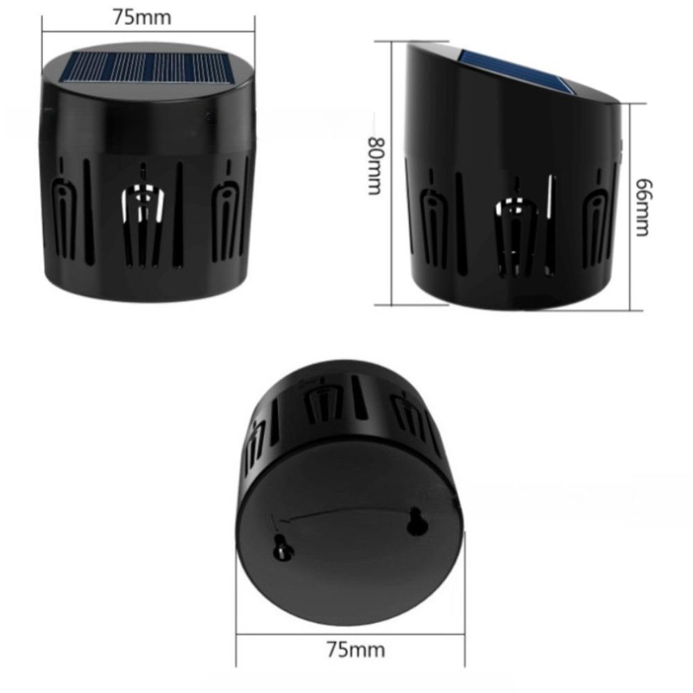 2/4PCS Solar Peacock Projection Lights Waterproof Outdoor LED Wall Lamp Solar Fence Light for Yard Garden Lawn Christmas Decoration