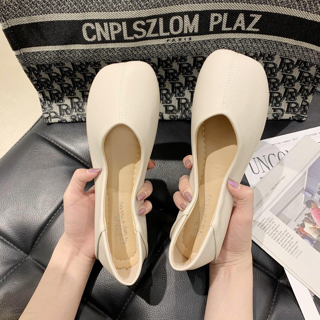 

Модные женские туфли Мокасины Мягкая подошва Плоская обувь Повседневная женская обувь без застежек Элегантная обувь бабушки Туфли Мэри Джейн Женские туфли на плоской подошве 40 бежевый