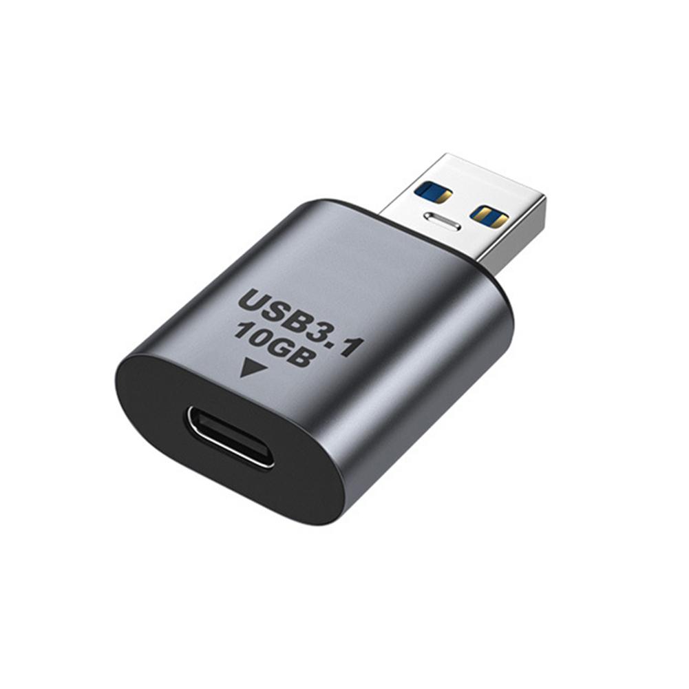 USB 3.1 auf USB 3.1/Typ-C-Adapter Mini Stecker/Buchse Konverter USB3.1 Gen 2 Lade- und Datenübertragungsstecker 10 Gbit/s