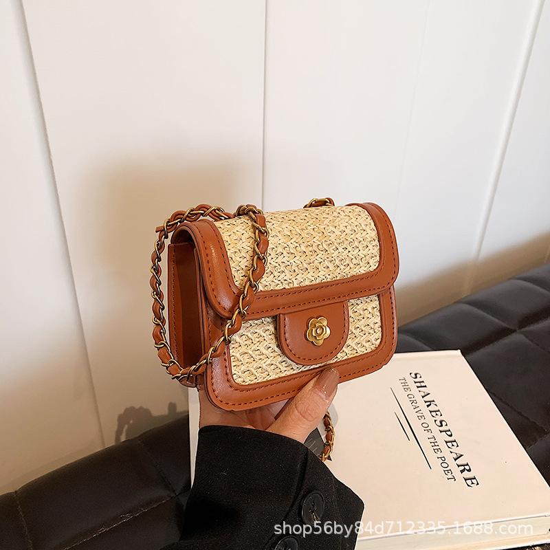 2025 popular small bag versatile new fashion retro shoulder messenger bag small square bag light luxury mini travel