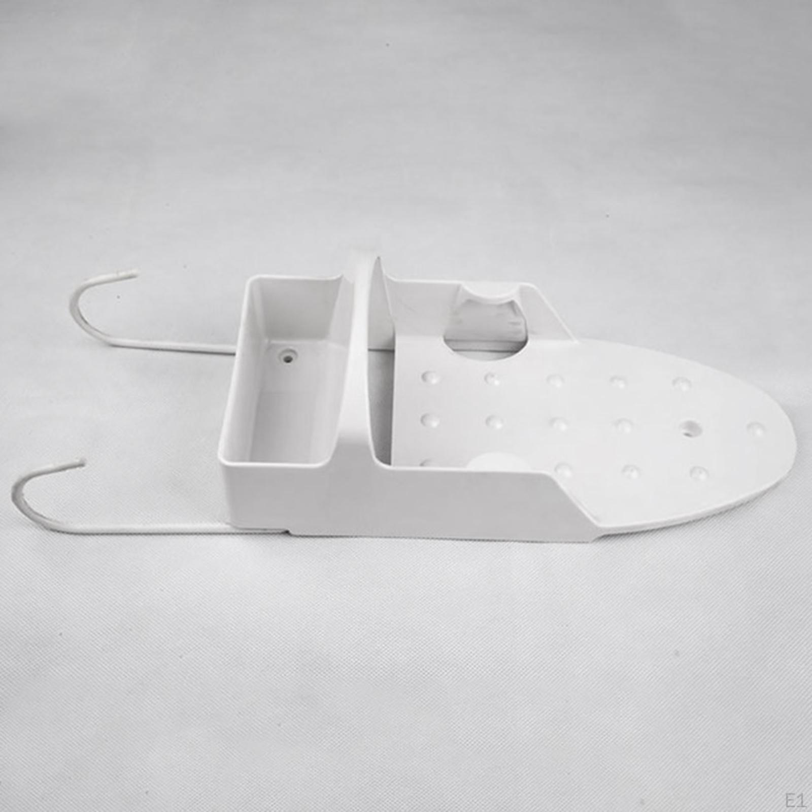 Компактное настенное решение для хранения гладильной доски белый — фото 2