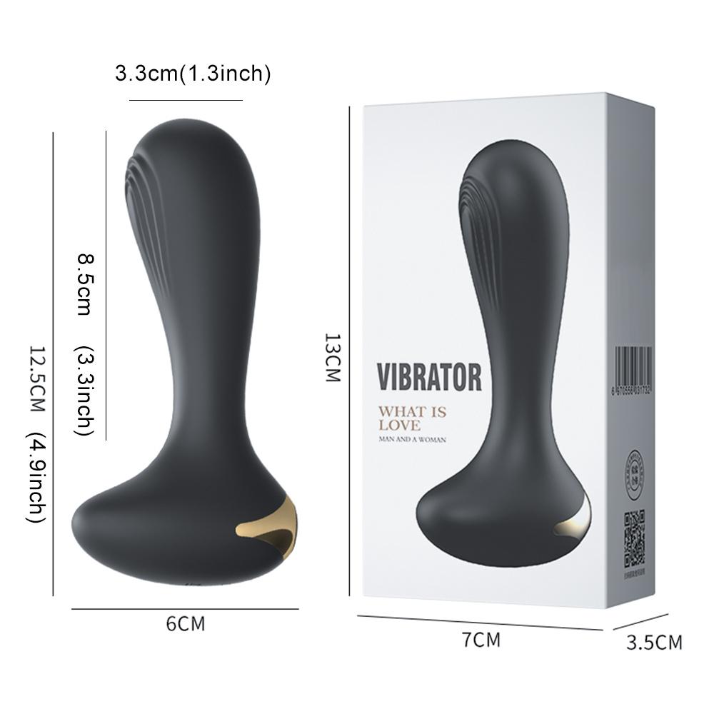 Anal Plug Vibrator Female erotic Butt Plug for Women Male Female Buttplug Silicone Sex Toys for Man or