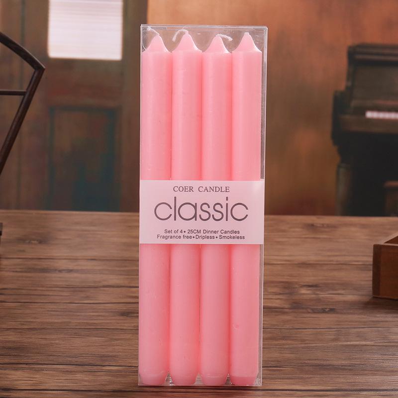 Long Smokeless Odorless Candles for Weddings, Birthdays, Emergencies & Decor