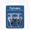 Parksons Metallremlås för Gitarr och Bas, Set om 2, Krom, PSL-700C