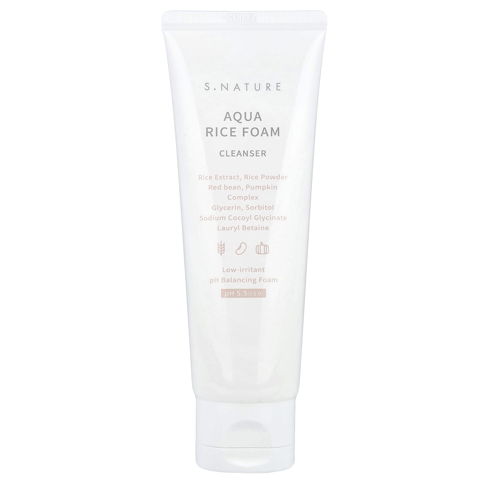 

S.NATURE Пенка для умывания Aqua Rice, 80 мл (2,7 жидких унций)