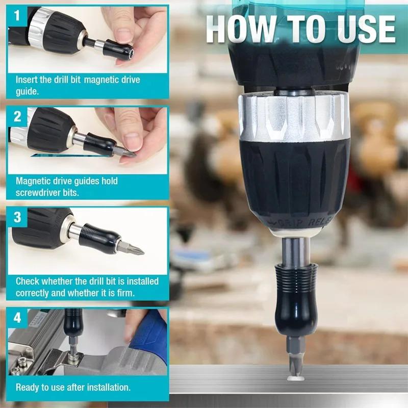 Screwdriver Bit Set,Multi-functional Household Hand Tool Set,Magnetic Screw Driver Bits Kit Slotte Phillips Pozi Torx Hex.