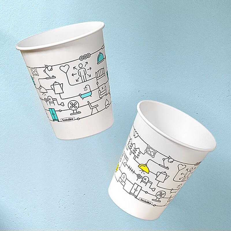 Sodolike Thickened Disposable Paper Cups