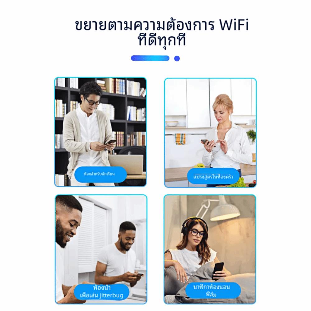 Router Amplificatore WiFi 300Mbps Ripetitore WIFI Nero Amplificatore di Segnale Wi-Fi Uso Domestico