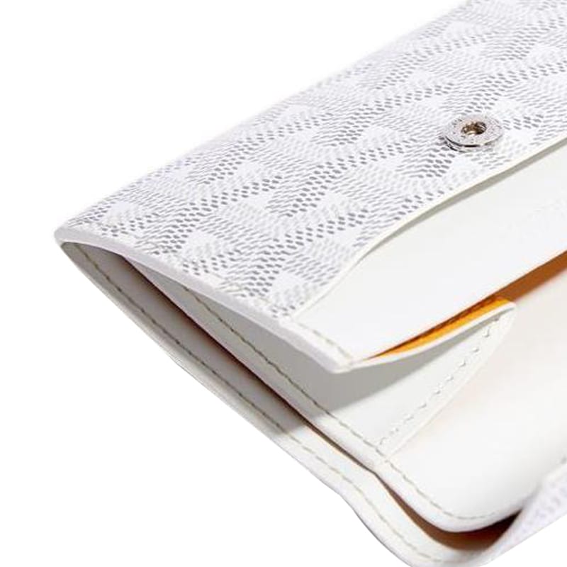 Goyard MARIGNY Canvas With Leather Coin Purse Women's White MARIGNPMLTY-50CL50P