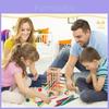 Wooden Montessori Puzzle Board Game With 42 Colorful Sticks For Kids Educational Play