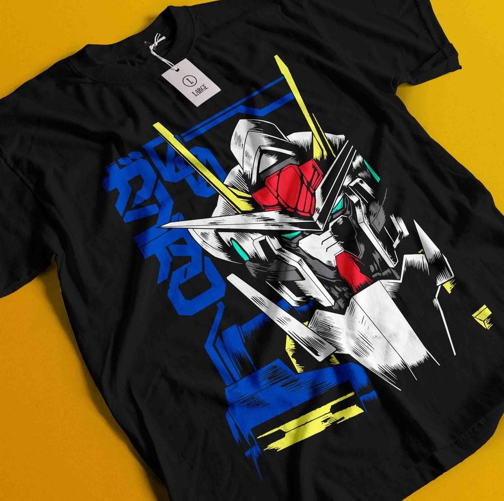 

Футболка Gundam Новая Аниме Футболка Мобильный Доспех RX 78 Футболка с Роботом Манга Воин Футболка 2XL