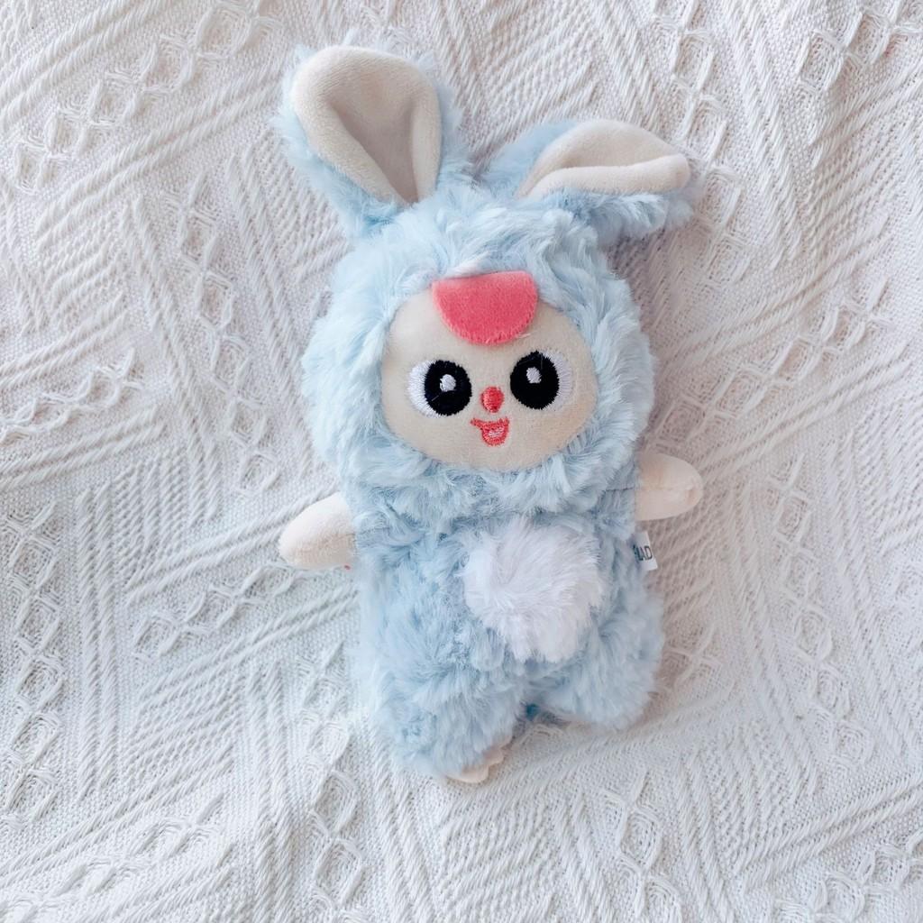 Standing Baby Three Plush Toy Keychain With Pp Cotton Filling For Girls And Teens