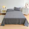 Cotton Polished Sheets Three-piece Set, Pure Cotton Student Dormitory Single Skin-friendly Sheets Three-piece Set