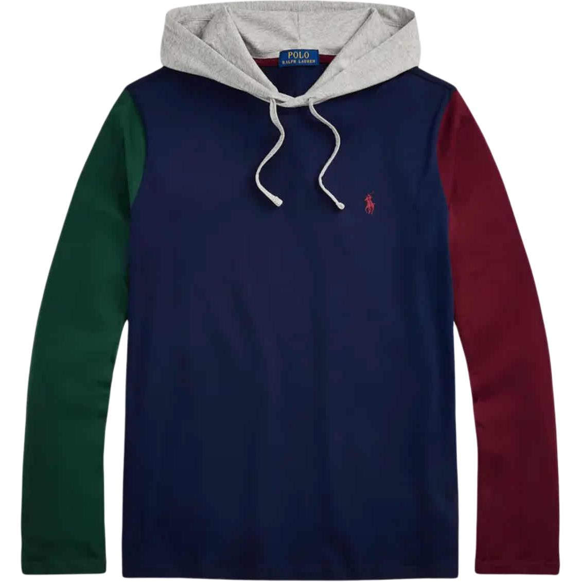 

Мужская толстовка с капюшоном и длинным рукавом Polo Ralph Lauren Color Blocked 710899238-004 S