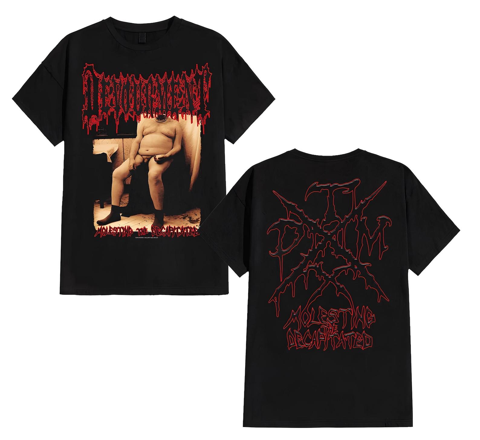 Devourment Molesting The Decapitated 2side T shirt Black Size S-4X Casual Gildan 5000 L