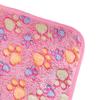 Pet Blanket Soft Coral Fleece Comfortable Cute Paw Pattern Washable Multifunction Puppy Blankets for Dogs Cats