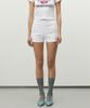 Michikoleondeonkosino Union Jack Ribbed Shorts White