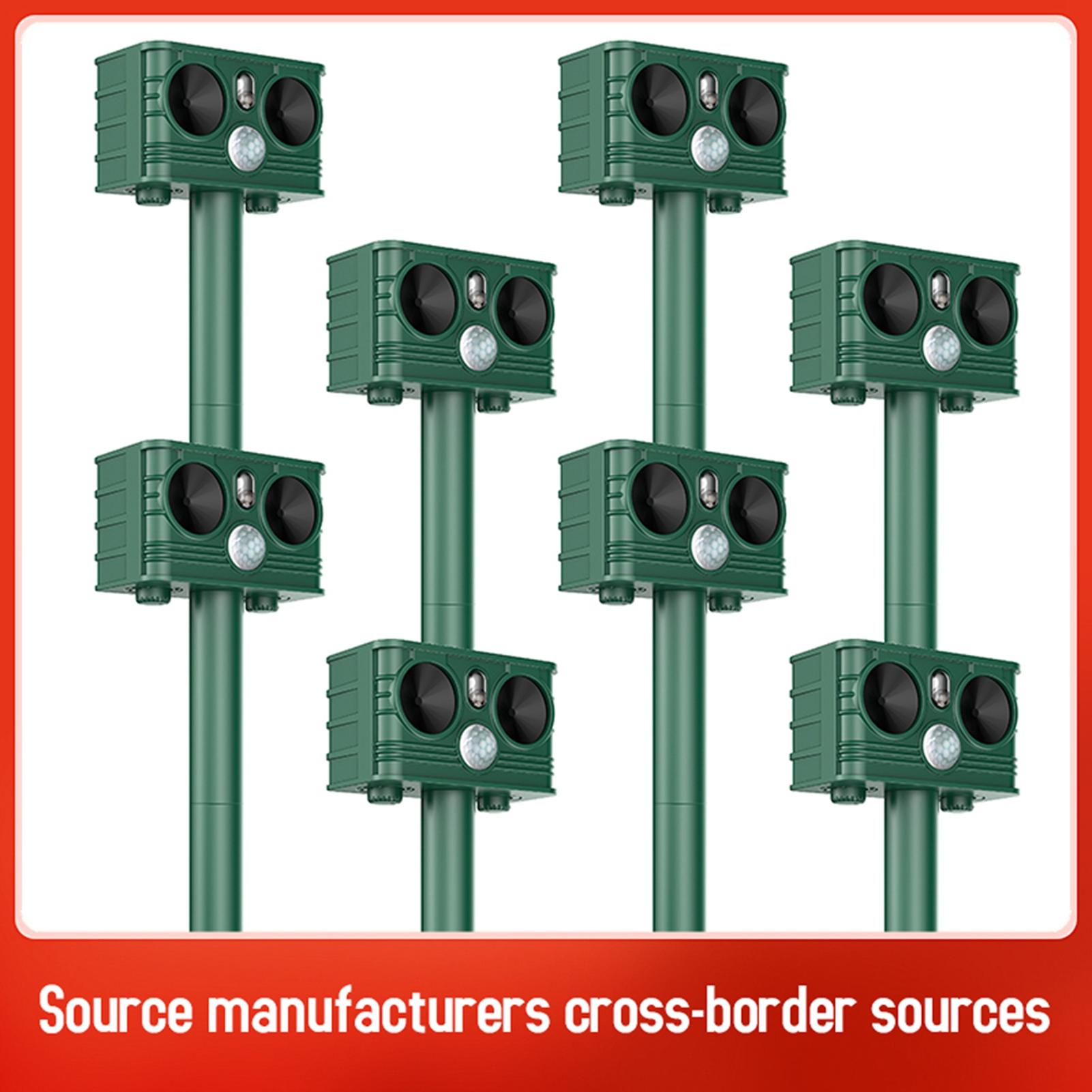 Solar Animal Deterrent 3 in 1 Dual Power Outdoor Mouse   Deterrent