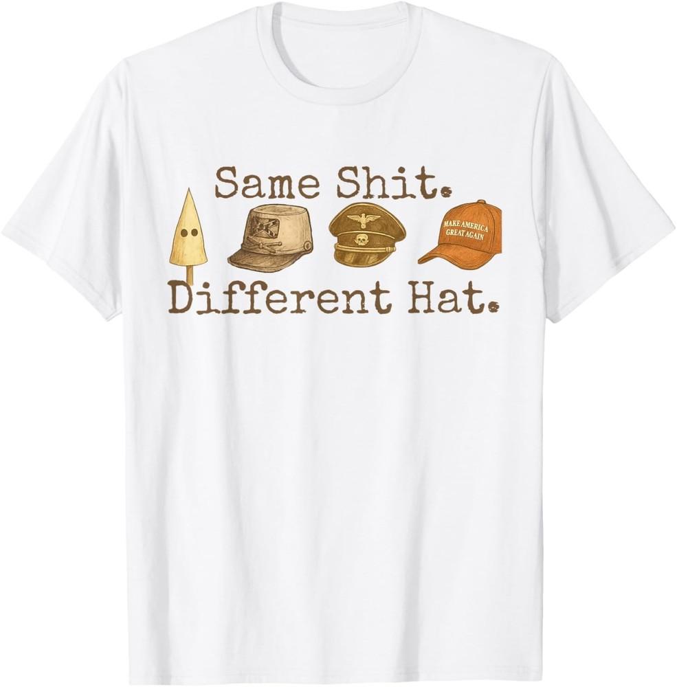 Retro Same Sh Different Hat Funny Trump Political Humor T-Shirt  Unisex T-Shirt XXXXL