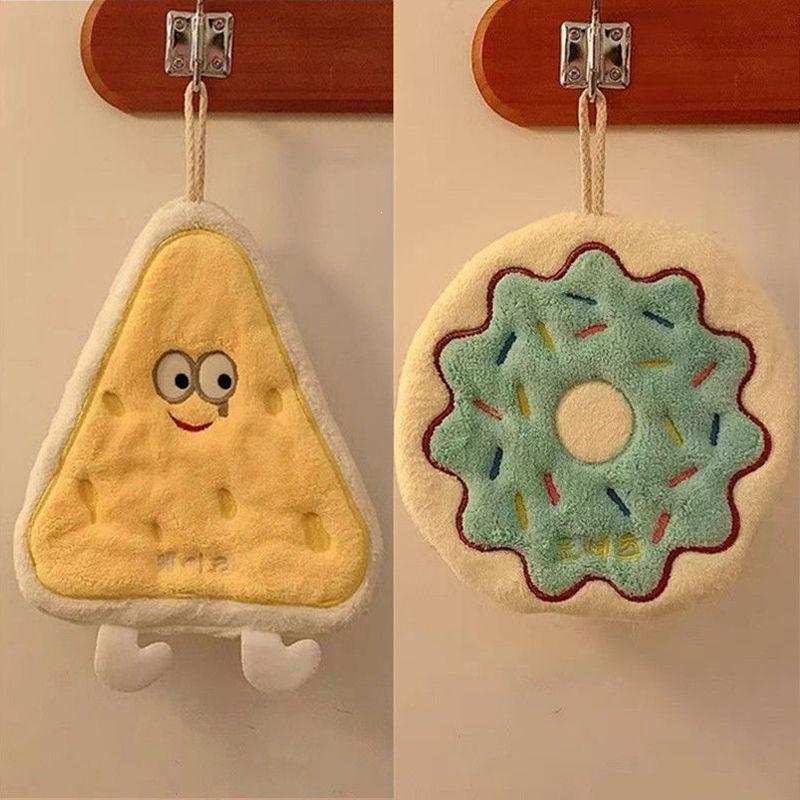Cartoon Quick-Dry Absorbent Hand Towel for Kids - Bathroom & Kitchen Use
