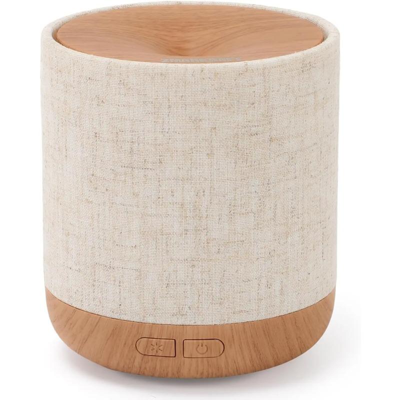 

Essential Oil Diffuser with Fabric Cover and Night Lamp Ultrasonic Aroma Diffuser Humidifier Lights Room