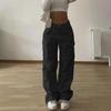 Women's Spring/Summer American Trend Work Pants - Loose, Casual, High Street Style