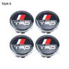 4pcs 60mm Car Tyre Wheel Center Hub Cap Badge For Toyota C-hr Prado Rav4 Yaris Hilux Prius Avensis Corolla Camry Accessories
